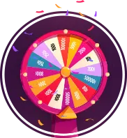 Prize wheel from the National Casino free spins promotion