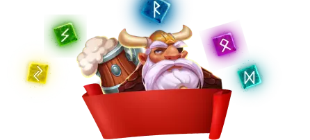 Viking character from the National Casino registration page