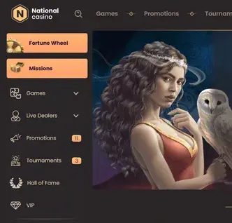 National Casino welcome bonus